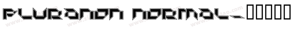 Pluranon Normal字体转换